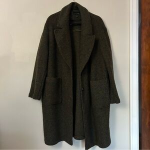 Banana Republic Olive Wool Coat